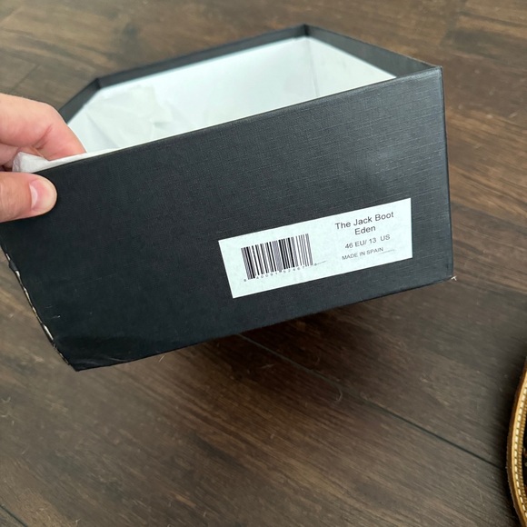 Taft Black and Gold Floral Boots Eden Jack - Picture 8 of 8